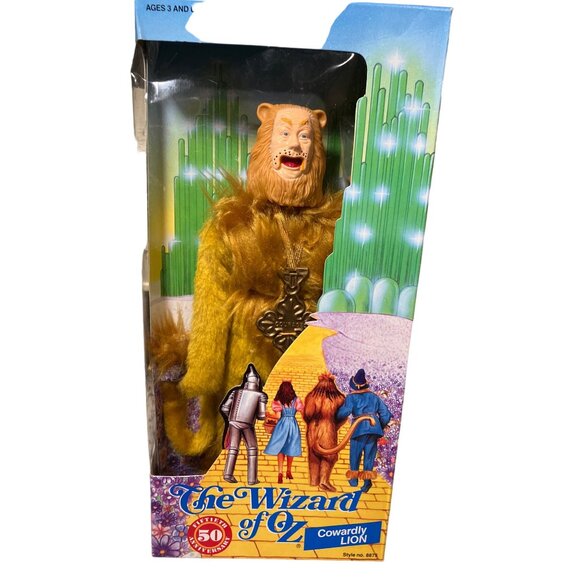 Wizard of Oz Cowardly LION 50th Anniversary Character Doll 1988 Multi Toys Corp - Picture 5 of 12